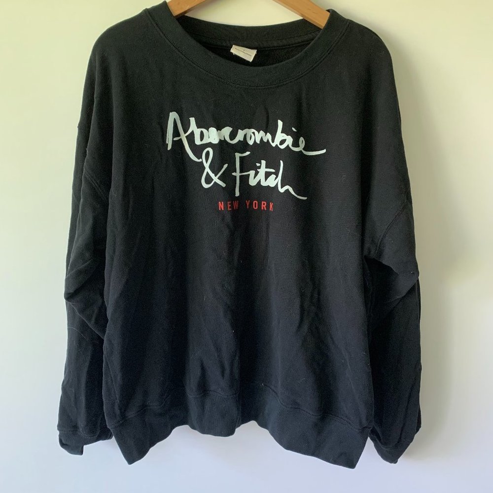 Abercrombie.& Fitch Logo Crewneck Sweatshirt